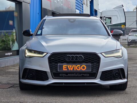 RS6 AVANT 4.0 TFSI 605 ch PERFORMANCE QUATTRO Gris Argent Fleure 2017 occasion 68170 Rixheim