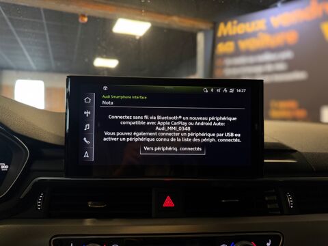 A4 AVANT 2.0 40 TDI 200 MHEV HYBRID BLACK EDITION QUATTRO S-TRO 2022 occasion 44300 Nantes