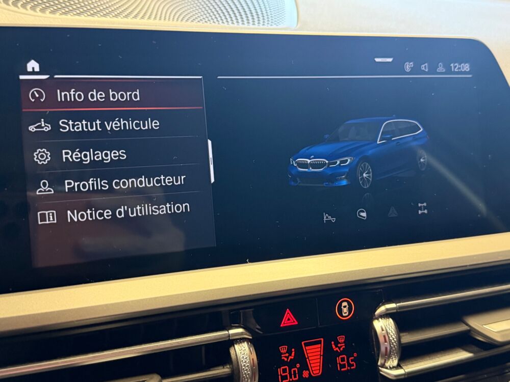 S&eacute;rie 3 TOURING 2.0 320 D 190 CH MHEV HYBRID 48VOLT BVA 2022 occasion 24750 Tr&eacute;lissac
