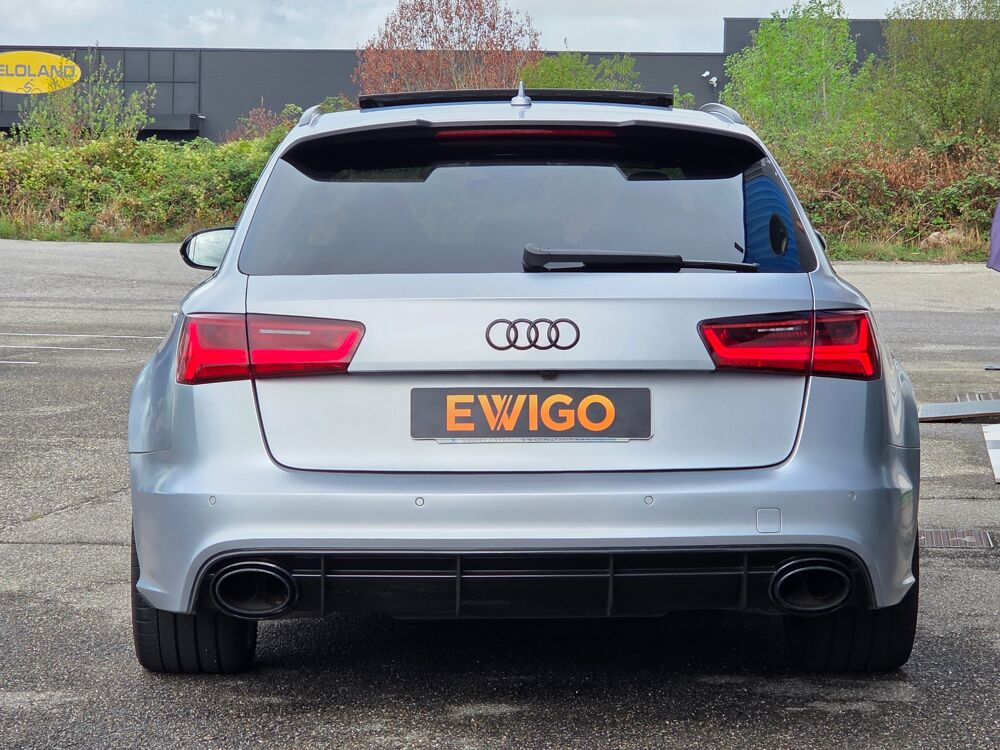 RS6 AVANT 4.0 TFSI 605 ch PERFORMANCE QUATTRO Gris Argent Fleure 2017 occasion 68170 Rixheim