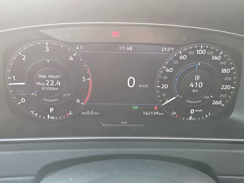 Golf 2.0 TDI 150 Cv CARAT EXCLUSIVE AVEC PACK R-LINE EXTERIEUR DS 2019 occasion 33210 Maz&egrave;res