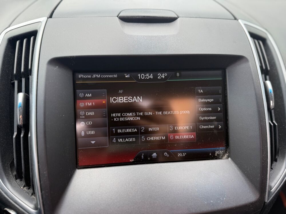 Edge 2.0 TDCI 210 TITANIUM I-AWD 4X4 POWERSHIFT BVA 2016 occasion 25000 Besan&ccedil;on