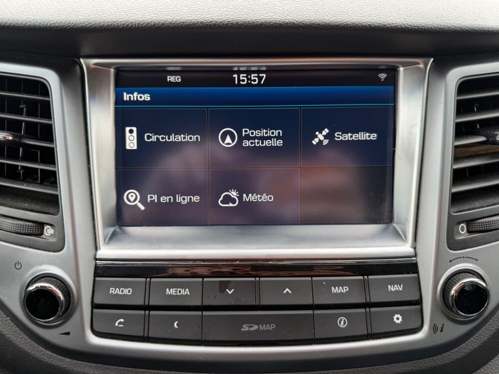 Tucson 1.7 CRDI 115 CH CREATIVE 2WD CAMERA DE RECUL / ATTELAGE / BL 2016 occasion 40000 Mont-de-Marsan