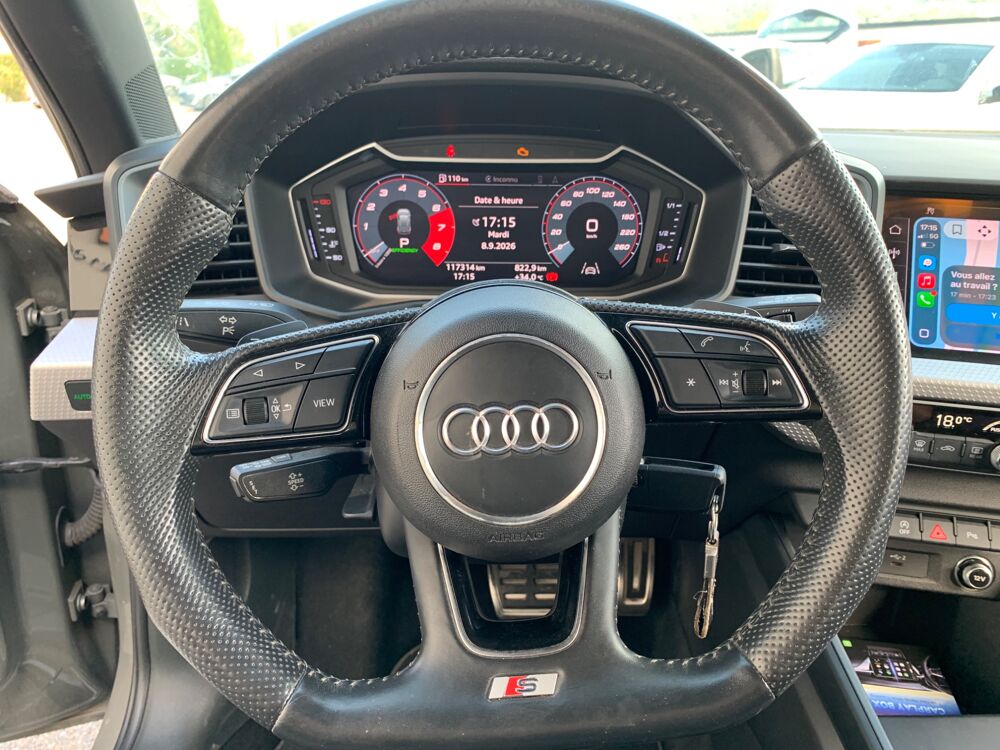 A1 SPORTBACK 1.5 35 TFSI 150cv S-LINE S-TRONIC BVA 7 / CARPLAY 2019 occasion 69420 Ampuis