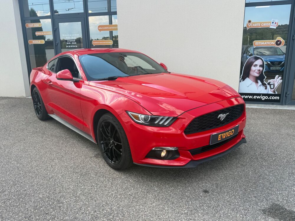 Mustang COUPE 2.3 317ch PREMIUM ENTRETIEN CONSTRUCTEUR - SIEGES CHAU 2016 occasion 69420 Ampuis