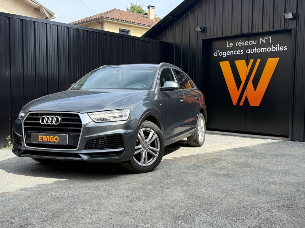 Q3 2.0 TDI 120 Ch S-LINE S-TRONIC BVA 2017 occasion 24750 Tr&eacute;lissac