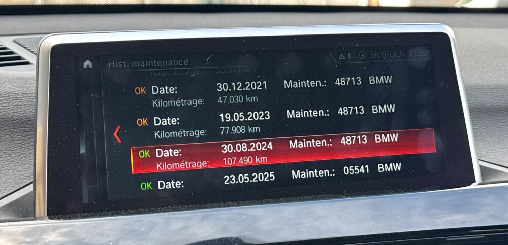 X1 2.5 D 230 M SPORT XDRIVE BVA + CARPLAY + CAMERA + HUD + HAYO 2018 occasion 54000 Nancy