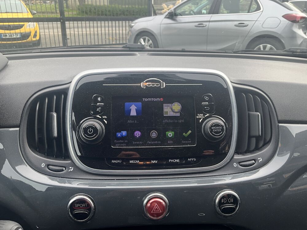 500 CABRIOLET 595 1.4 T 145 TURISMO / NAVIGATION / BLUETOOTH 2019 occasion 17000 La Rochelle
