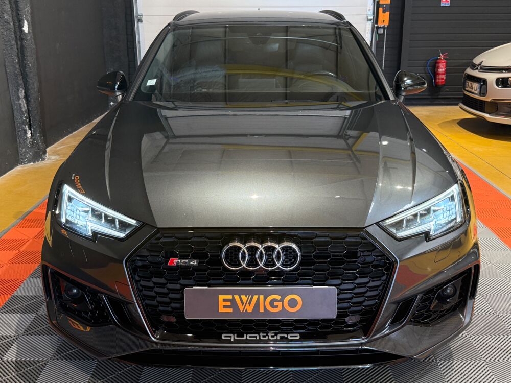 RS4 AVANT 2.9 TFSI 450ch QUATTRO + FREINS C&Eacute;RAMIQUE + PACK CARBO 2019 occasion 81990 Puygouzon
