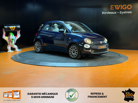 Fiat 500 C TWINAIR 85CH STAR // START-STOP // Apple CarPlay // cabriole 2020 occasion Eysines 33320