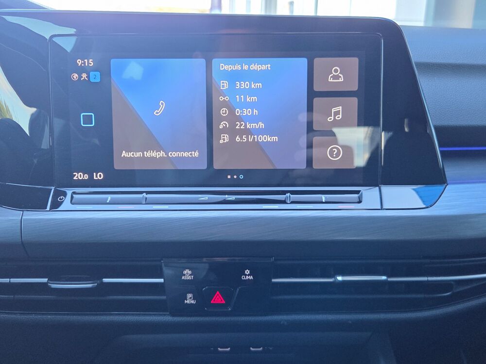 Golf 2.0 TDI 150 cv SCR STYLE 1ST DSG BVA 2021 occasion 68170 Rixheim