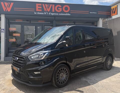 Ford Transit Custom FOURGON 290 2.0 ECOBLUE 185 L1H1 MSRT BVA + CAMERA + CARPLAY 2021 occasion Saint-Pierre 97410