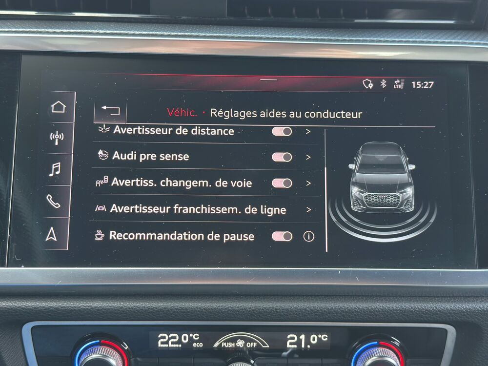 Q3 2.0 35 TDI 150CH S-LINE S-TRONIC / TOIT OUVRANT / SIEGES CUI 2020 occasion 47000 Agen