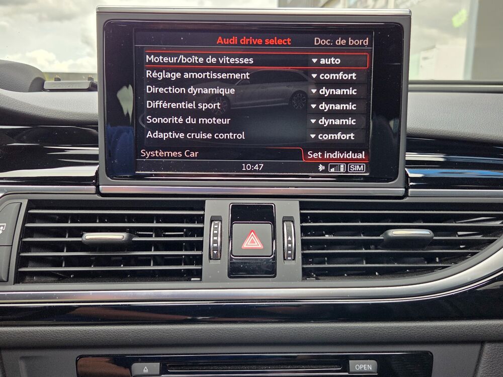 RS6 AVANT 4.0 TFSI 605 ch PERFORMANCE QUATTRO Gris Argent Fleure 2017 occasion 68170 Rixheim