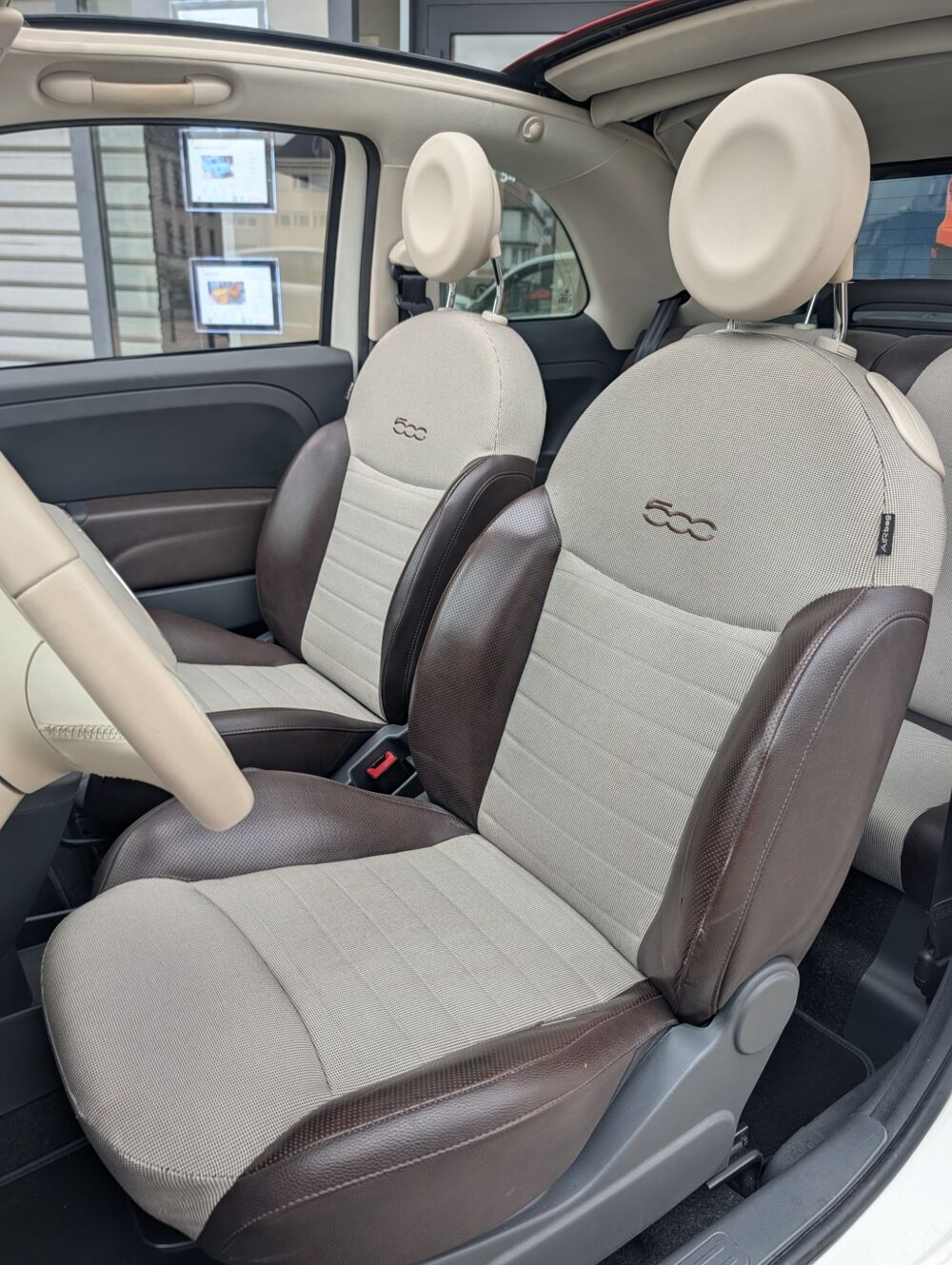 500 0.9 TWINAIR 85ch LOUNGE - RADAR AR CAPOTE ROUGE - ENTRETIEN 2014 occasion 57600 Forbach