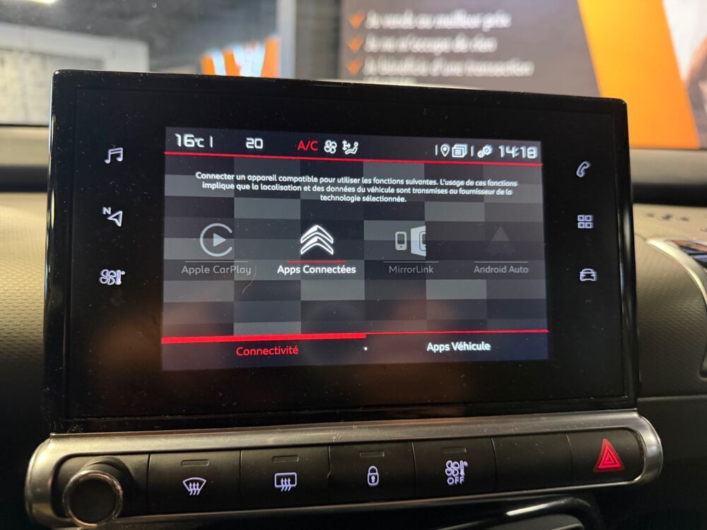 C4 cactus 1.2 110 FEEL EAT BVA S&S // CAR PLAY // DISTRIBUTION NEUVE 2019 occasion 44300 Nantes