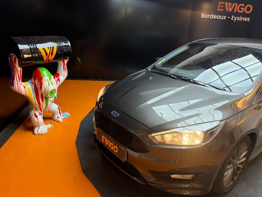 Focus 1.5 TDCI 120Ch ST-LINE BVA | CAM&Eacute;RA | RADARS AV/AR | CLIM AU 2018 occasion 33320 Eysines