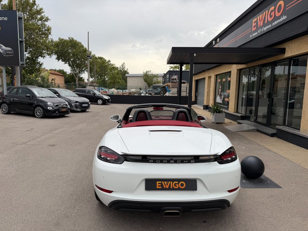 Boxster (982) 2.0 300CH - BVM6 - CUIR ETENDU ROUGE BORDEAUX - JANTES 2020 occasion 13700 Marignane