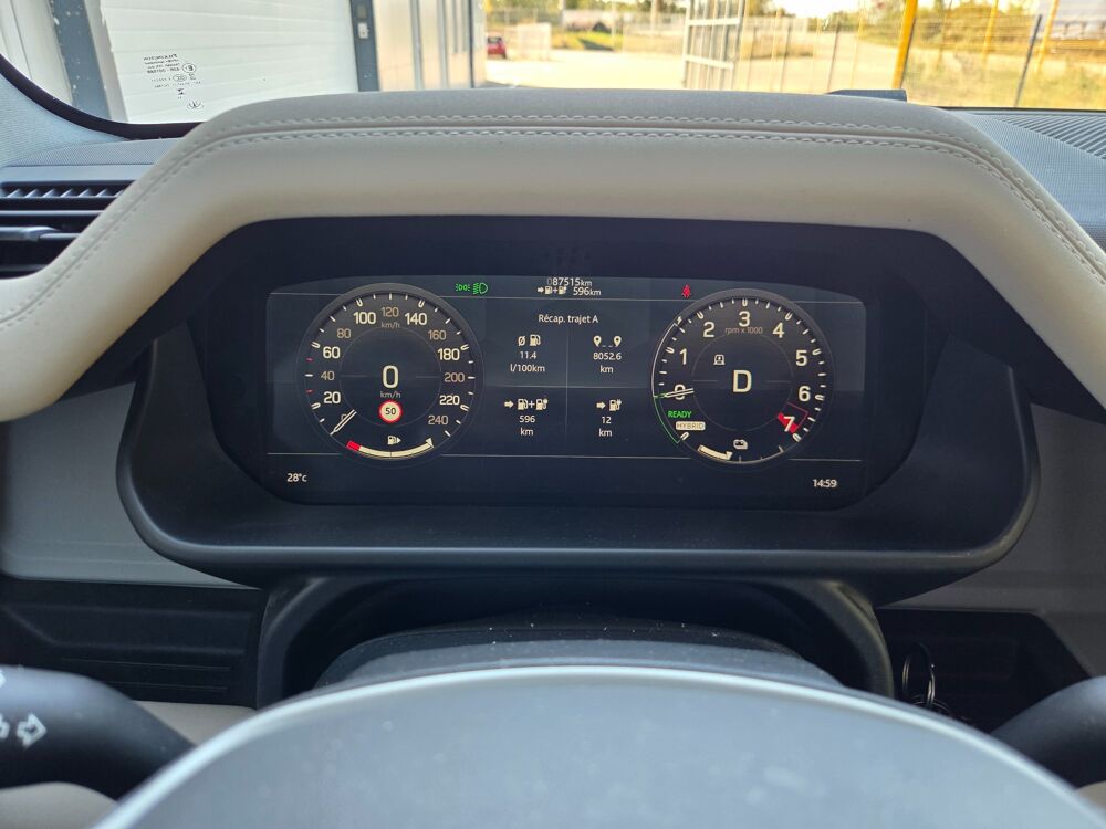 Defender 110 2.0 P400E 404H 300 PHEV HYBRID 19.2KWH X-DYNAMIC 75TH LI 2021 occasion 68170 Rixheim