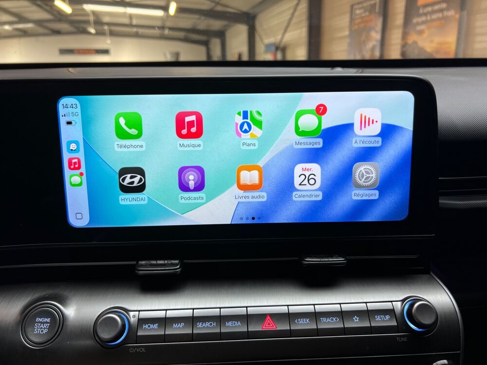 Kona 1.6 GDI 129H 95 HEV HYBRID 1.6KWH CREATIVE DCT BVA // CARPLA 2025 occasion 33320 Eysines