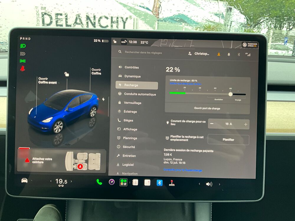 Model Y LONG RANGE DUAL MOTORS 441 CV / 4 roues motrices 2022 occasion 17000 La Rochelle