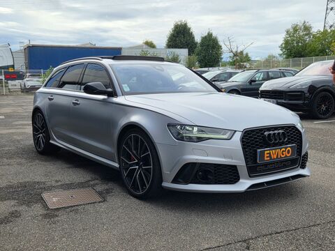 RS6 AVANT 4.0 TFSI 605 ch PERFORMANCE QUATTRO Gris Argent Fleure 2017 occasion 68170 Rixheim