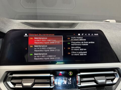 S&eacute;rie 3 2.0 318 D 150 LOUNGE BVA / TOIT OUVRANT / CARPLAY 2020 occasion 29000 Quimper