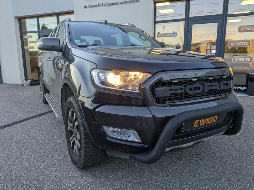 Ranger DOUBLE CABINE 3.2 TDCI 200ch WILDTRAK 4X4 - Si&egrave;ge chauffant 2018 occasion 69420 Ampuis