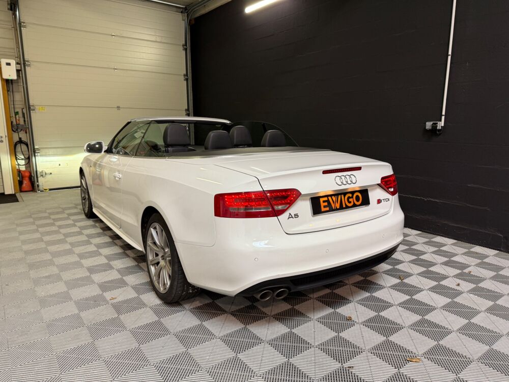 A5 CABRIOLET 2.0 TDI 170CH S-LINE/ RADAR DE RECUL/ REGULATEUR/L 2011 occasion 78125 Gazeran
