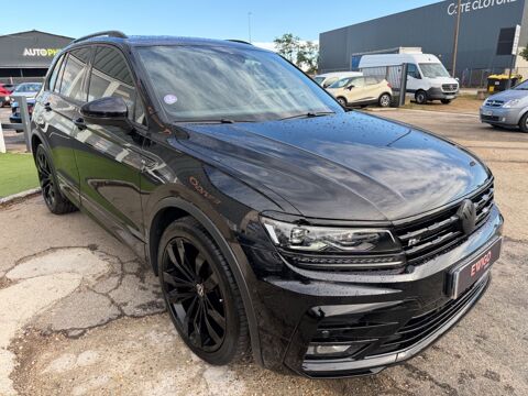 Tiguan BLACK R-LINE 150Ch DSG ORIGINE FR - SUIVI VOLKSWAGEN -TOIT O 2019 occasion 27000 &Eacute;vreux