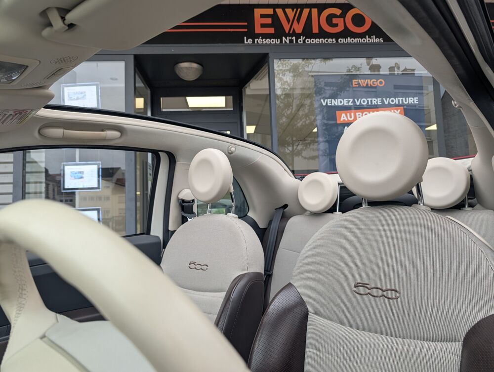 500 0.9 TWINAIR 85ch LOUNGE - RADAR AR CAPOTE ROUGE - ENTRETIEN 2014 occasion 57600 Forbach