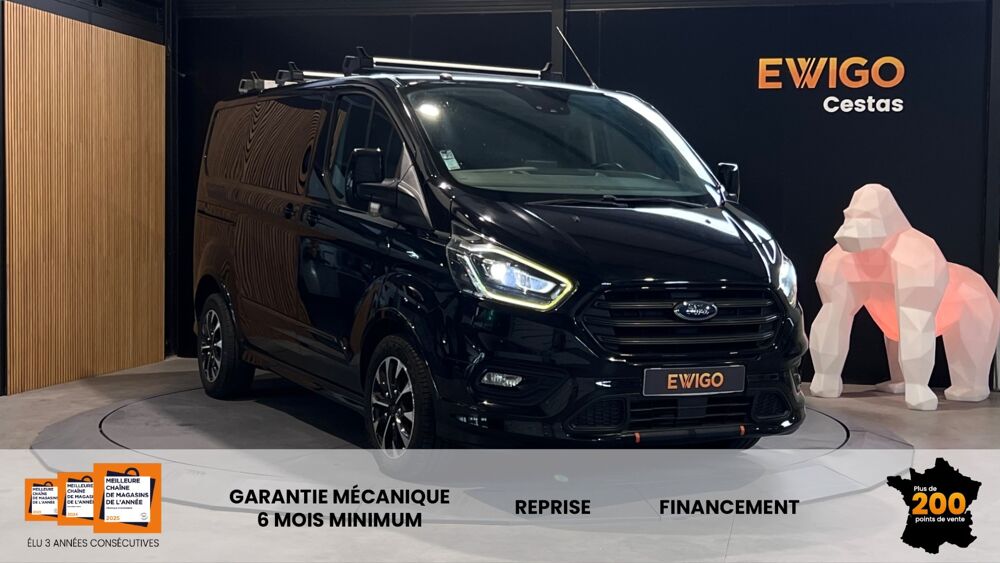 Transit Custom 2.0 ECOBLUE 170 Ch L1H1 SPORT - BVM6 - TVA RECUPERABLE -5 PL 2019 occasion 33610 Cestas