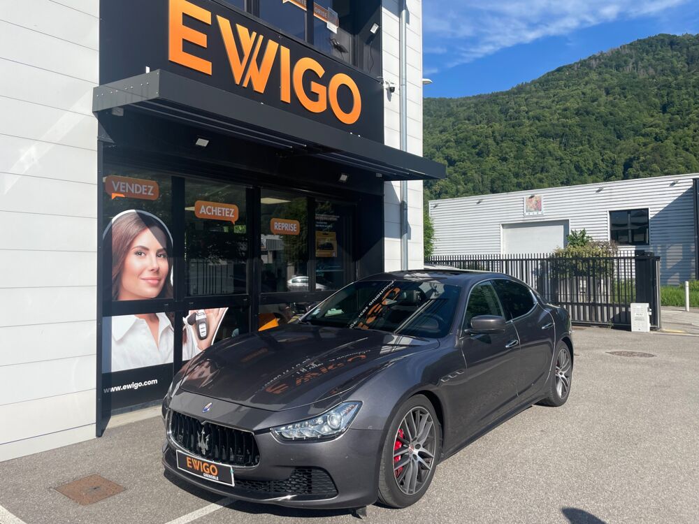 Ghibli 3.0L V6 275ch - TOIT OUVRANT + CAMERA AV/AR + SIEGES CHAUFFA 2016 occasion 38420 Le Versoud