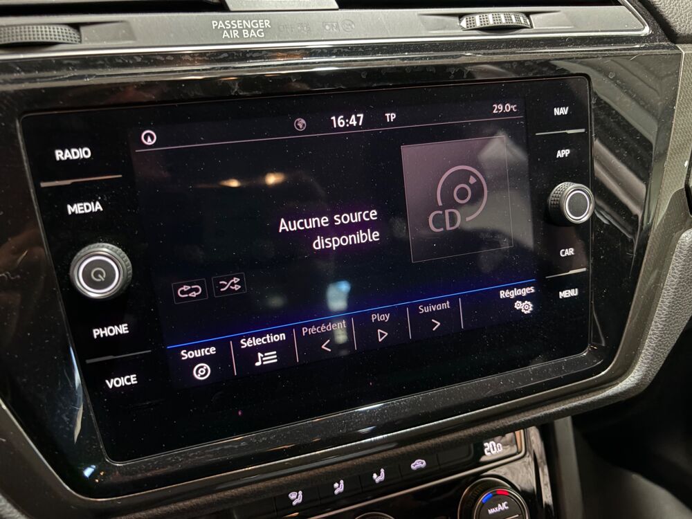 Touran 1.6 TDI 115 CH BLUEMOTION DSG / CARPLAY / CAMERA DE RECUL / 2019 occasion 29000 Quimper