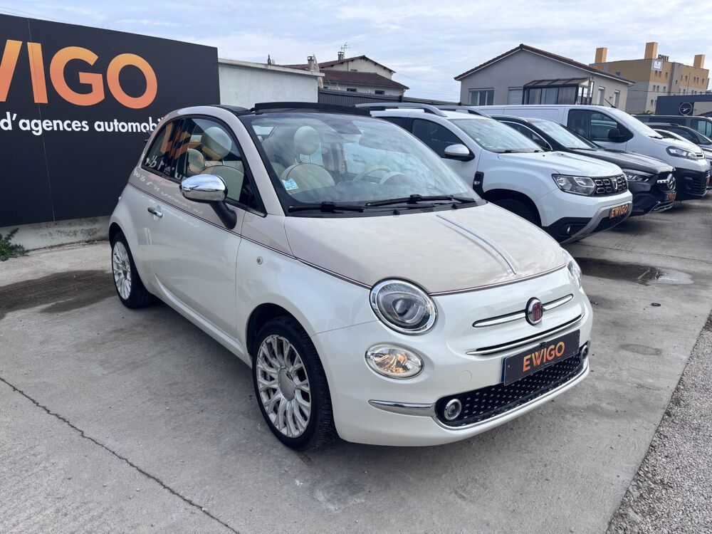 500 CABRIOLET 1.2 70 60EME N104/560 / CARPLAY / RADAR AR 2018 occasion 42160 Andr&eacute;zieux-Bouth&eacute;on
