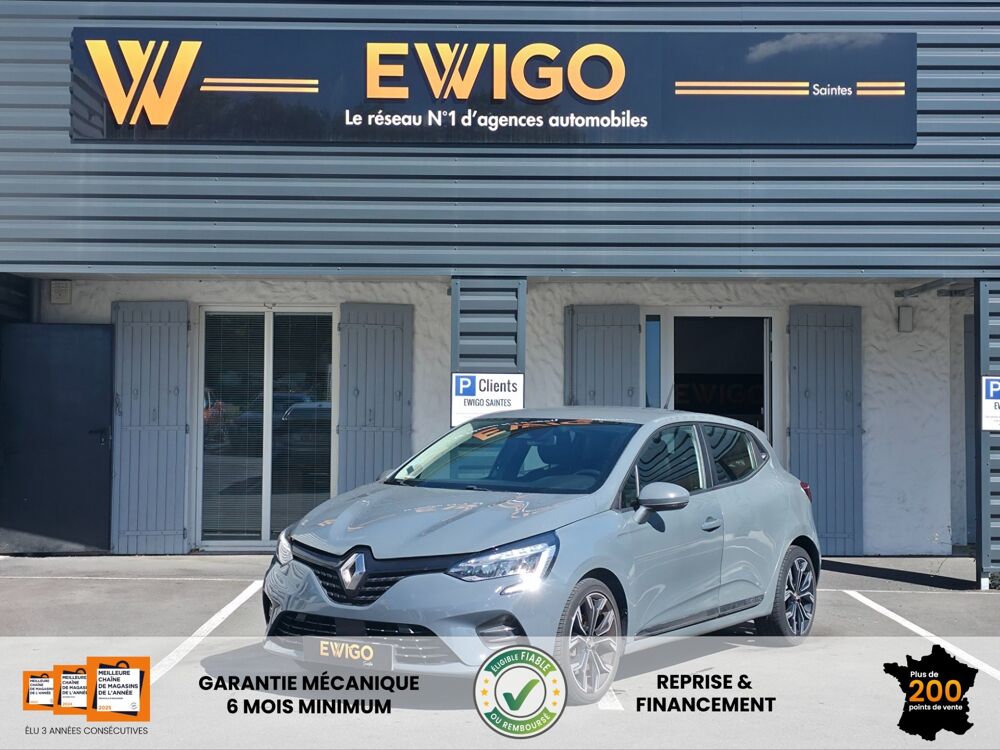 Clio V 1.0 TCE 100ch ZEN / CARPLAY / AIDE AU PARKING AR / FRONT A 2019 occasion 17100 Saintes
