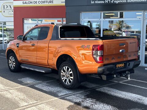 Ranger SUPER CABINE XLT 3.2 TDCI 200 ch WILDTRAK 4X4 BVA6 - 4 PLACE 2017 occasion 64320 Idron