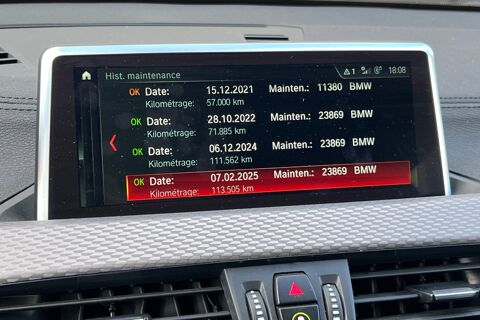 X2 18D 150ch M-SPORT SDRIVE BVA8 - SUIVI COMPLET BMW 2018 occasion 57600 Forbach