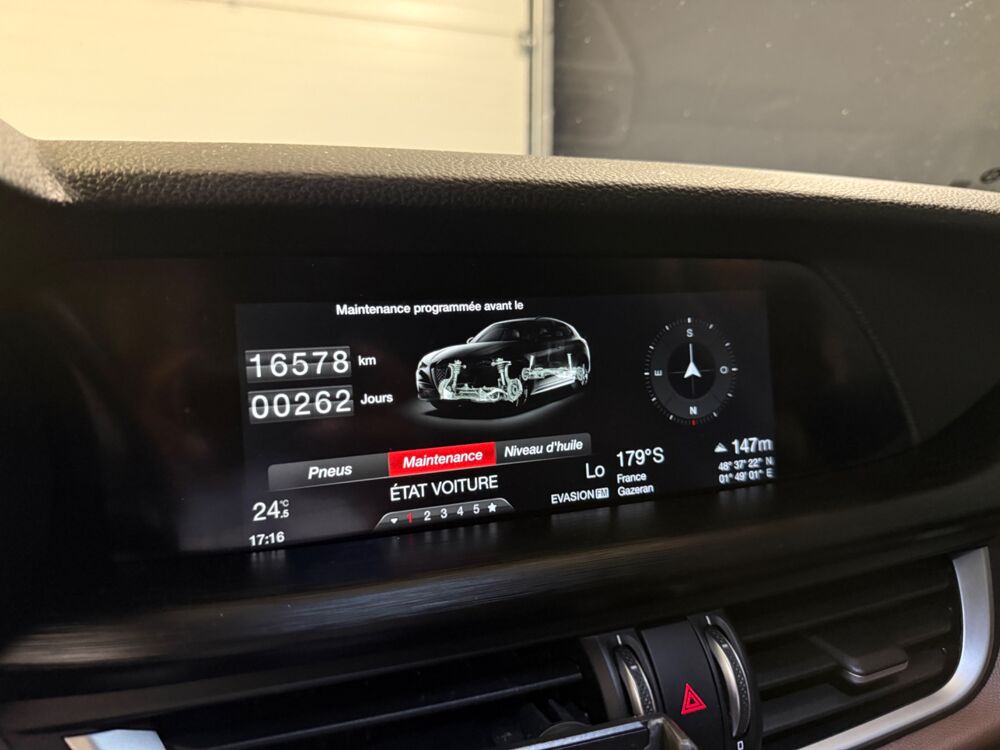 Stelvio 2.2 D 190CH EXECUTIVE Q4 BVA CAMERA DE RECUL/ DISTRIBUTION F 2018 occasion 78125 Gazeran