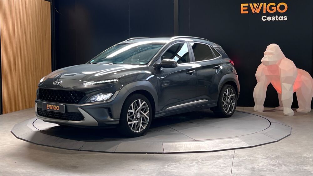 Kona CREATIVE 1.6 GDI 141cH HYBRID BVA - 1&Egrave;RE MAIN - CAM&Eacute;RA DE RE 2022 occasion 33610 Cestas