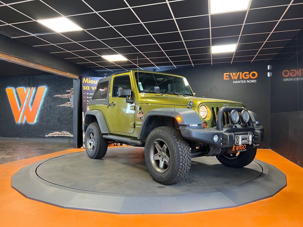 Wrangler 2.8 CRD 175 RUBICON AWD // HARD TOP DUR // PORTES SAHARA // 2007 occasion 44300 Nantes