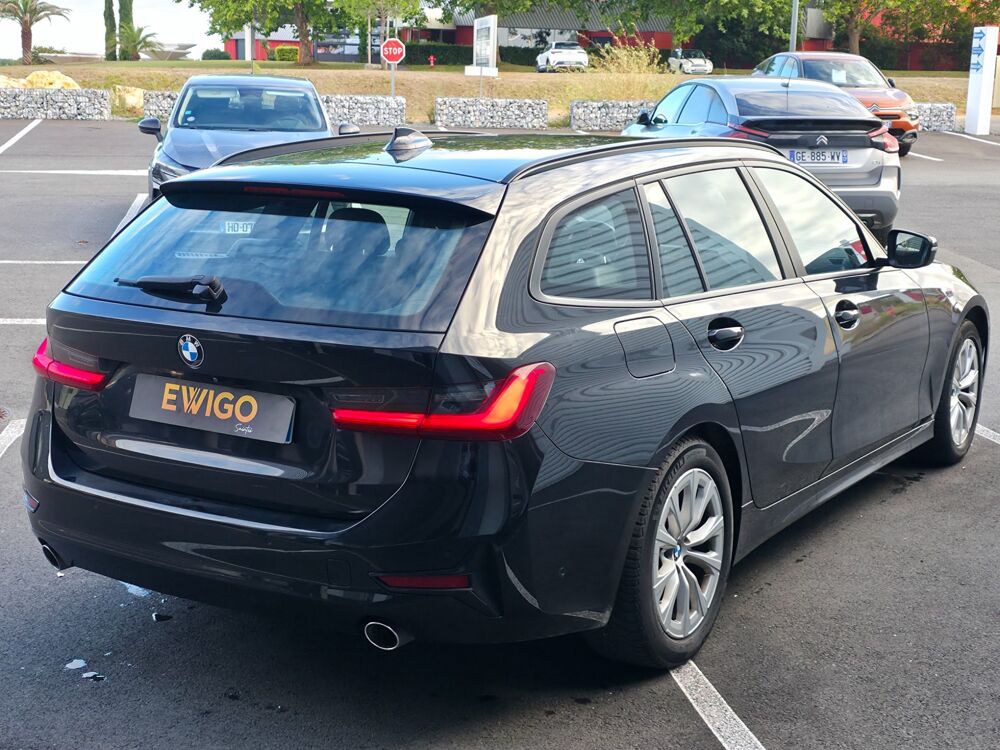 S&eacute;rie 3 TOURING 2.0 318 D 150ch BVA / CAMERA CARPLAY SANS FIL HAYON 2020 occasion 17100 Saintes