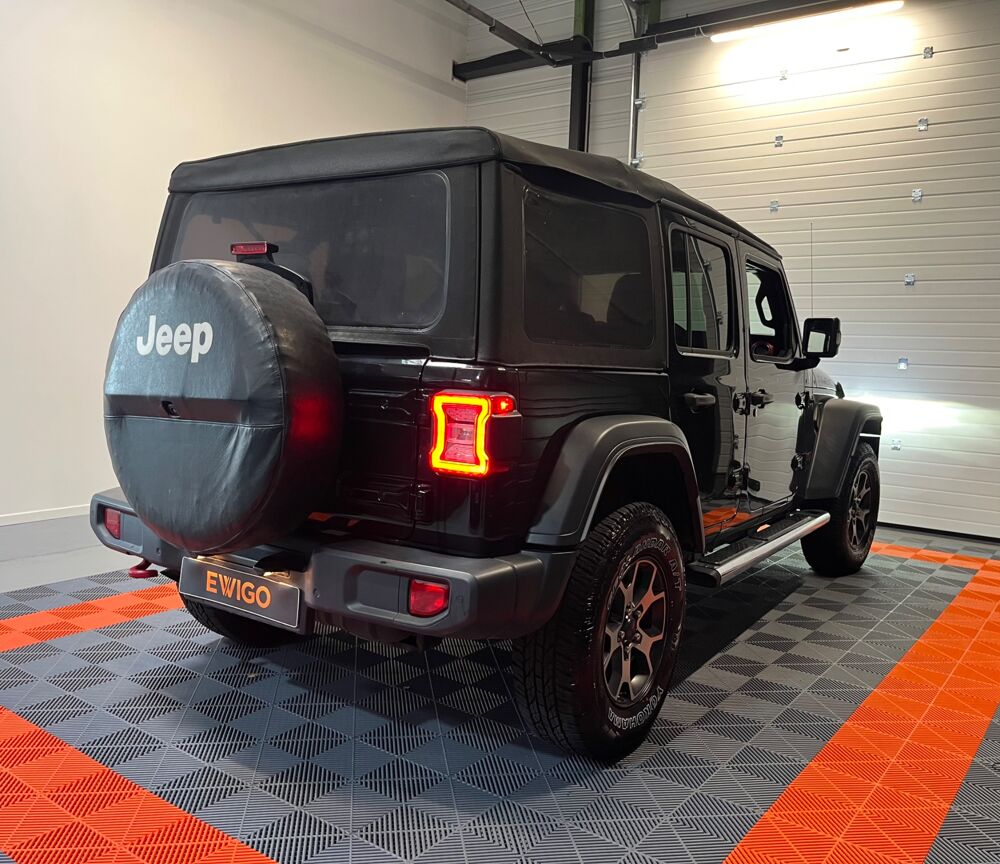 Wrangler UNLIMITED 2.2 CRD RUBICON 200CH BVA/ CARTE GRISE VASP/ SUIVI 2019 occasion 33260 La Teste-de-Buch