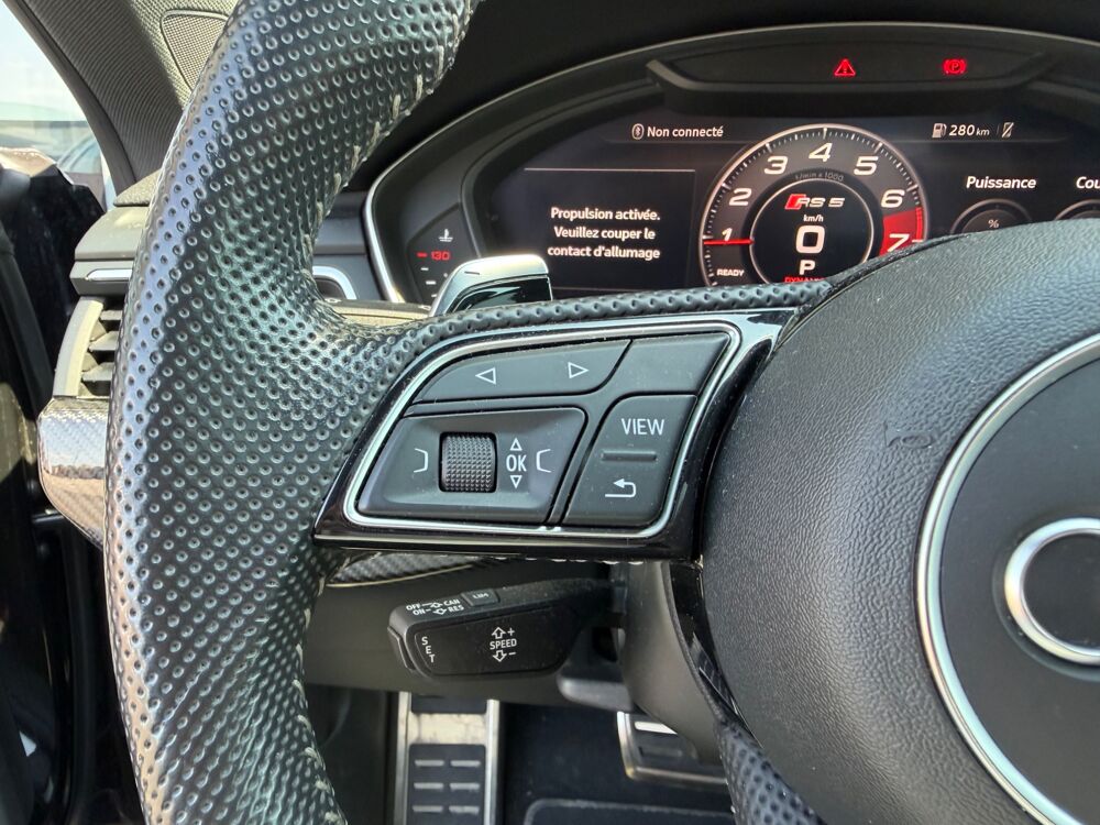 RS5 SPORTBACK 2.9 TFSI 450 QUATTRO ORIGINE FRANCE - T/O - B/O - 2019 occasion 26000 Valence