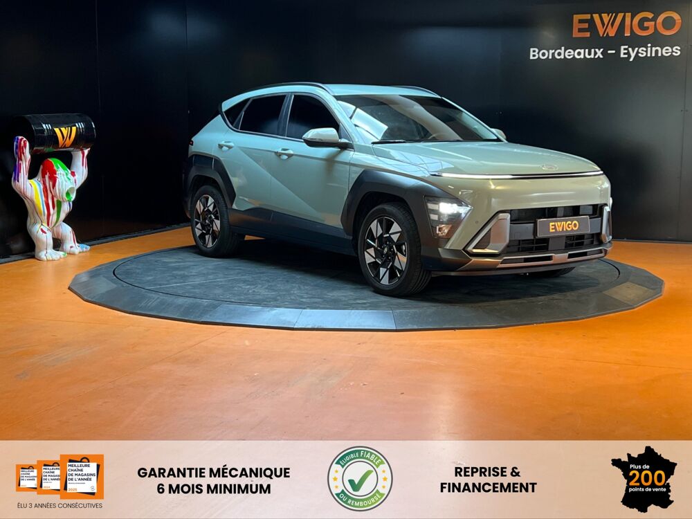 Kona 1.6 GDI 129H 95 HEV HYBRID 1.6KWH CREATIVE DCT BVA // CARPLA 2025 occasion 33320 Eysines