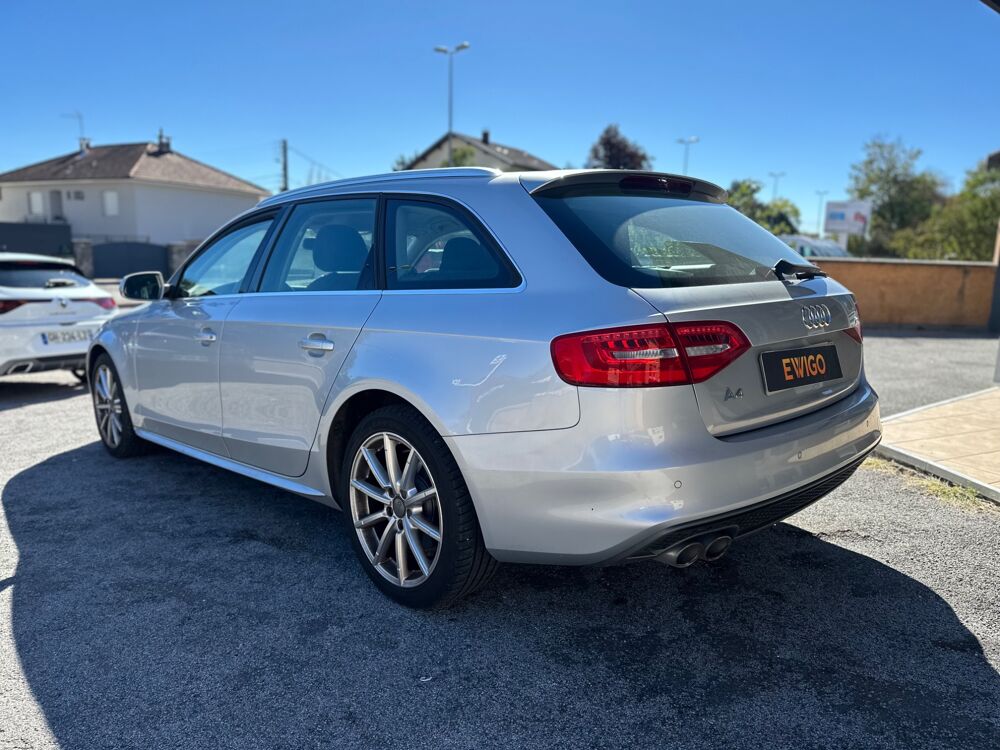 A4 AVANT 2.0 TDI 177CH AMBITION LUXE MULTITRONIC BVA 2013 occasion 25000 Besan&ccedil;on