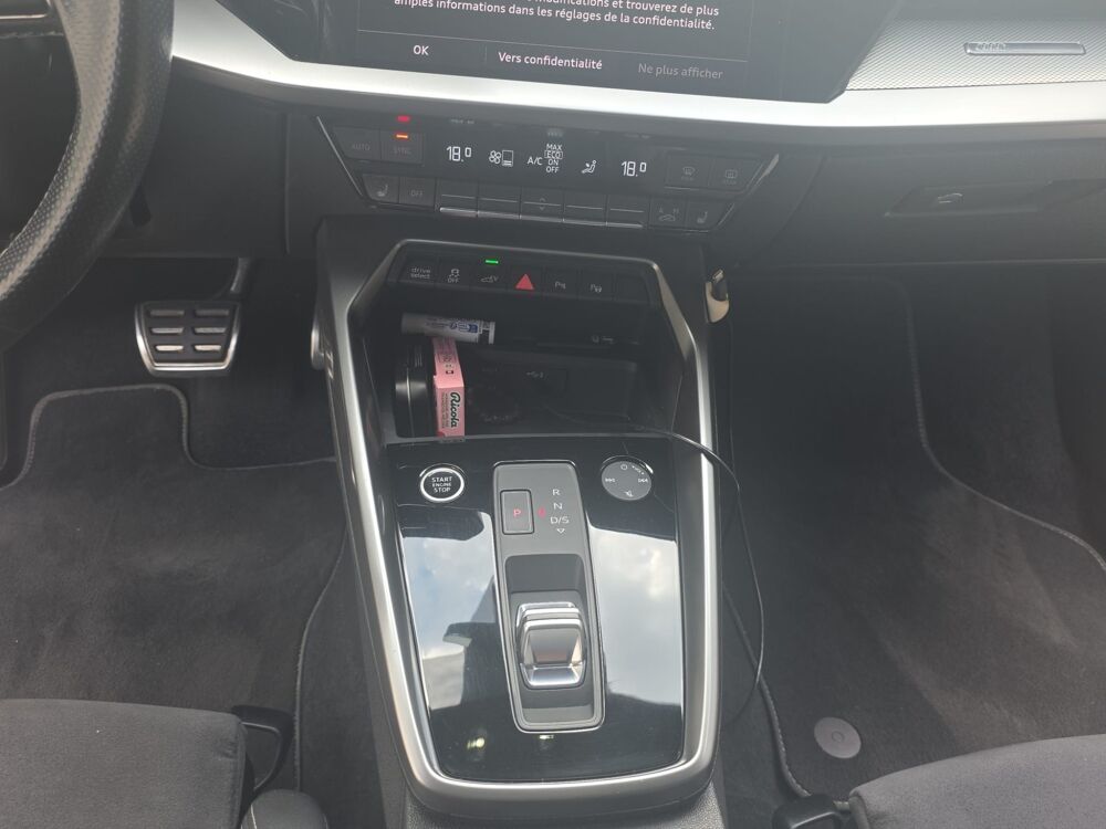 A3 SPORTBACK 1.4 40 TFSIE 204H 150 PHEV HYBRID 25.7KWH S-LINE S 2022 occasion 74600 Seynod
