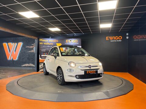Fiat 500 CABRIOLET 1.2 70 COLLEZIONE/CARPLAY/COURROIE NEUVE+ENTRETIEN 2019 occasion Nantes 44300