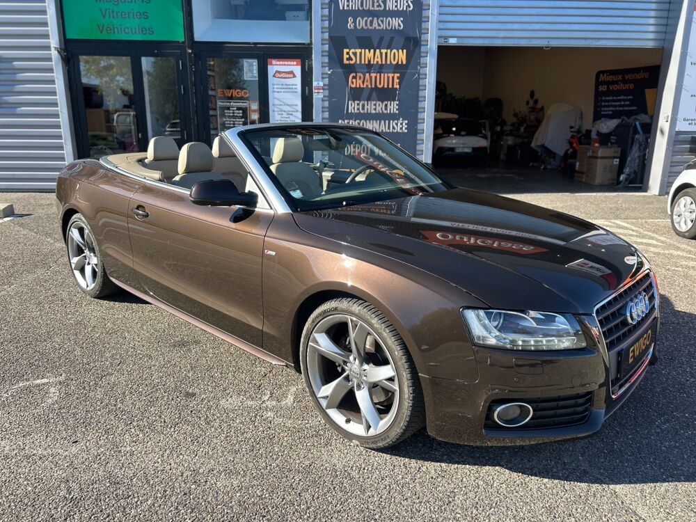 A5 CABRIOLET 2.0 TFSI 180 CH AMBIENTE MULTITRONIC BVA / SIEGES 2010 occasion 47000 Agen