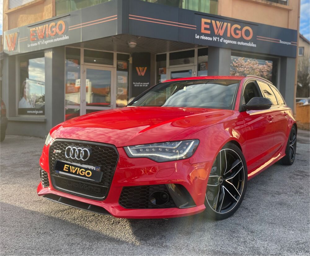 RS6 AVANT 4.0 TFSI 560 CH QUATTRO BVA8 MISANO RED 2013 occasion 25000 Besan&ccedil;on